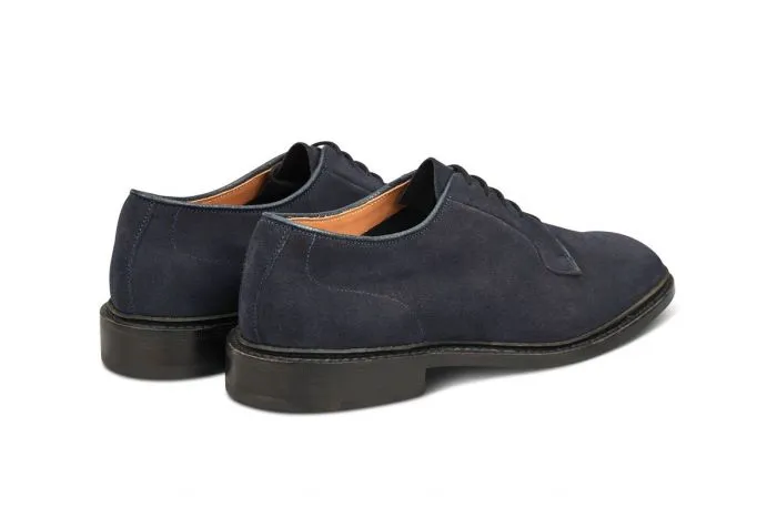 Robert Derby Shoe - Navy Suede