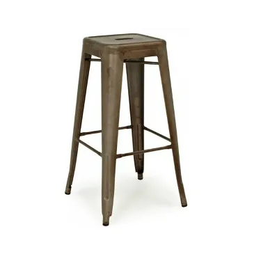 Rusted Finish Tolix Bar Stool