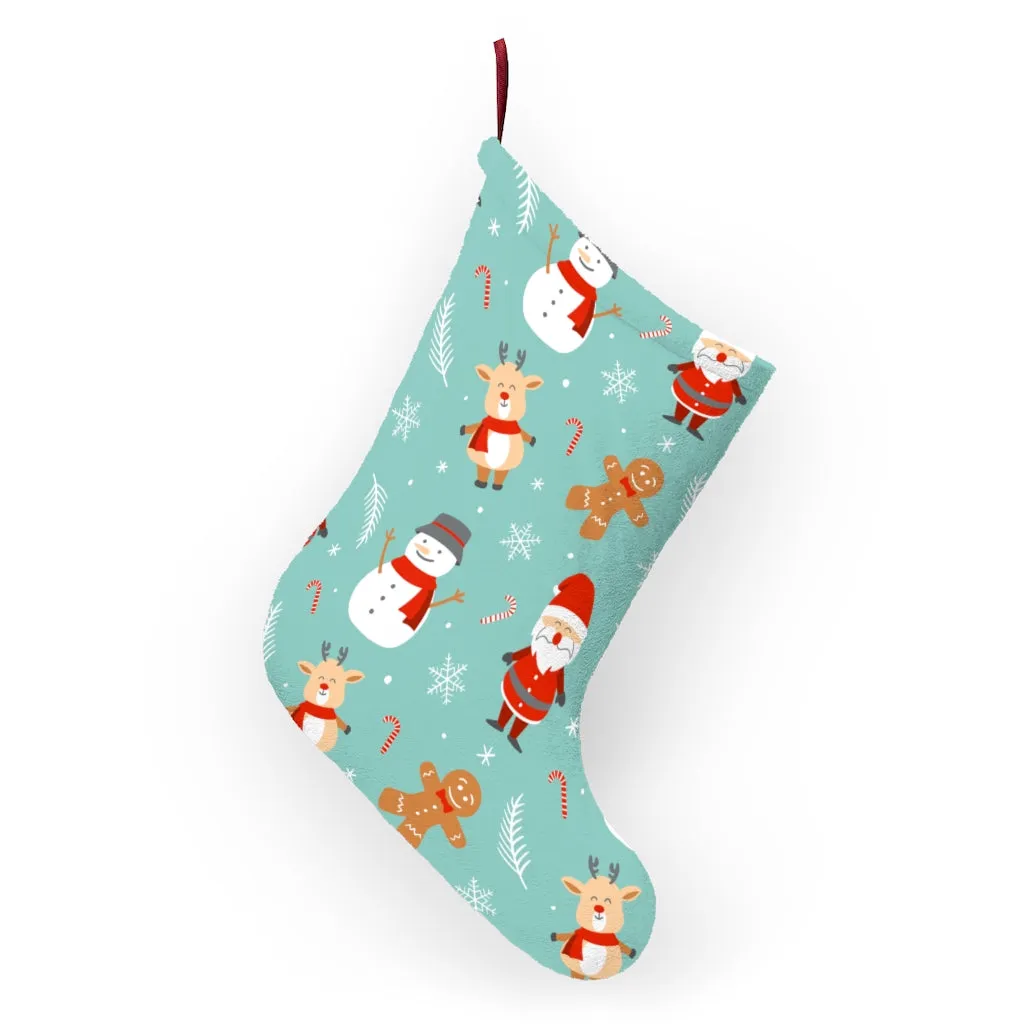 Santa and friends Christmas Stocking