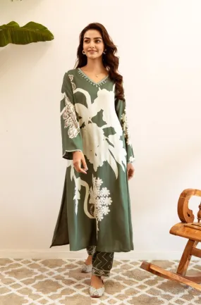 Sargun Fern Kurta Pant Set