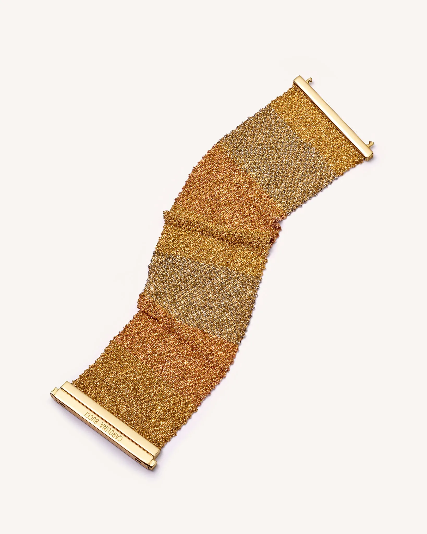 Sfumato All Gold 4cm Woven Bracelet