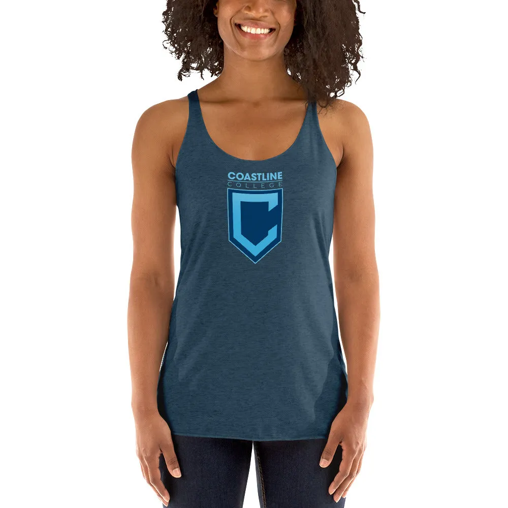 Shield Logo Women's Racerback Tank - Dark Colors