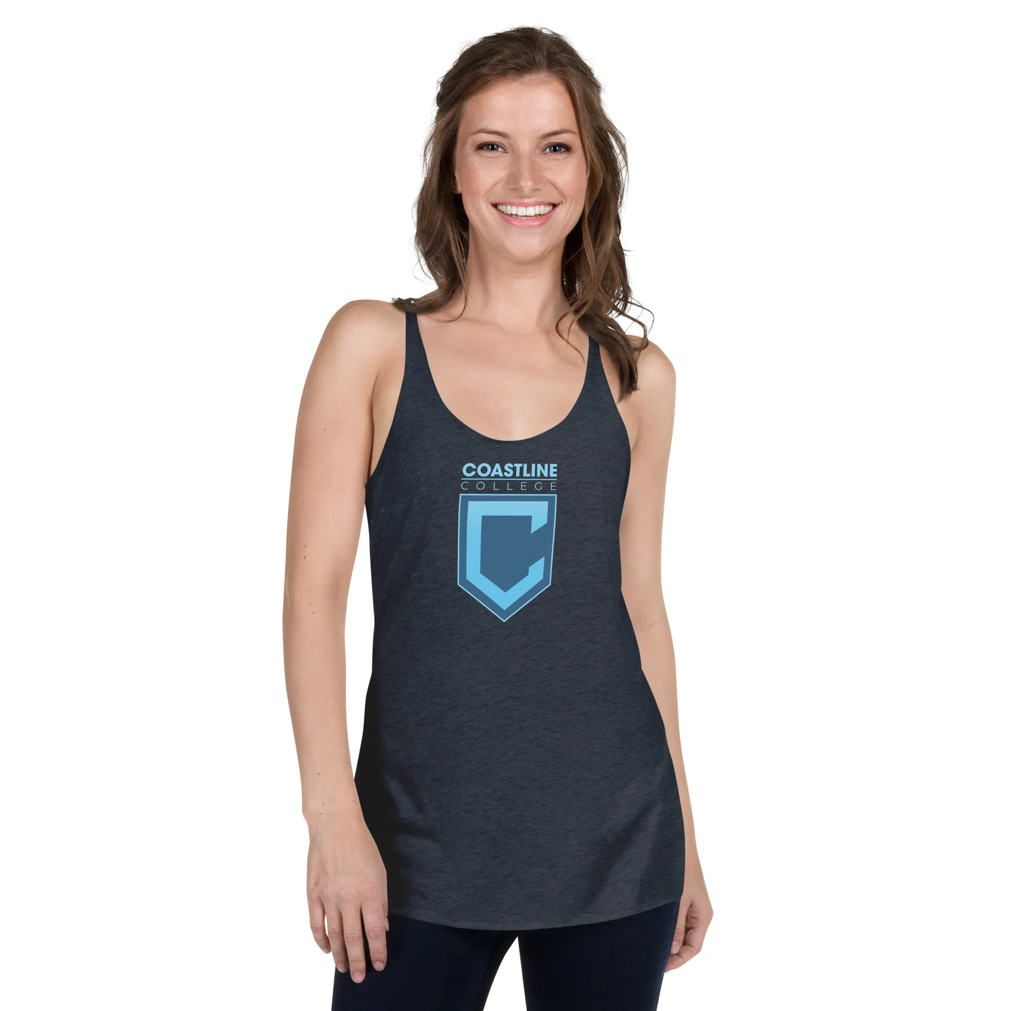 Shield Logo Women's Racerback Tank - Dark Colors