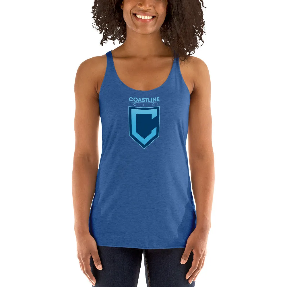 Shield Logo Women's Racerback Tank - Dark Colors