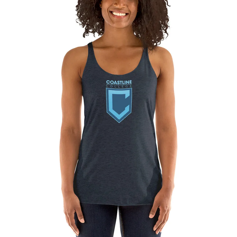 Shield Logo Women's Racerback Tank - Dark Colors