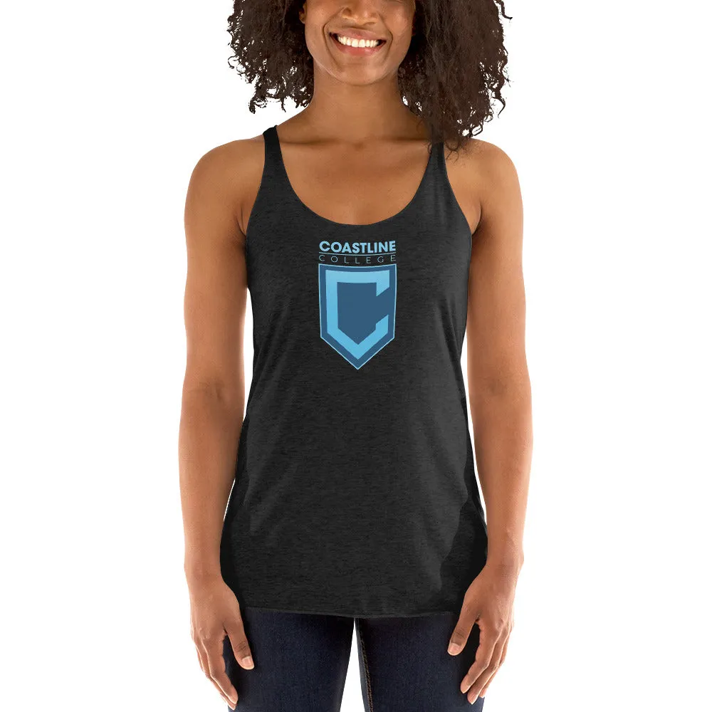 Shield Logo Women's Racerback Tank - Dark Colors