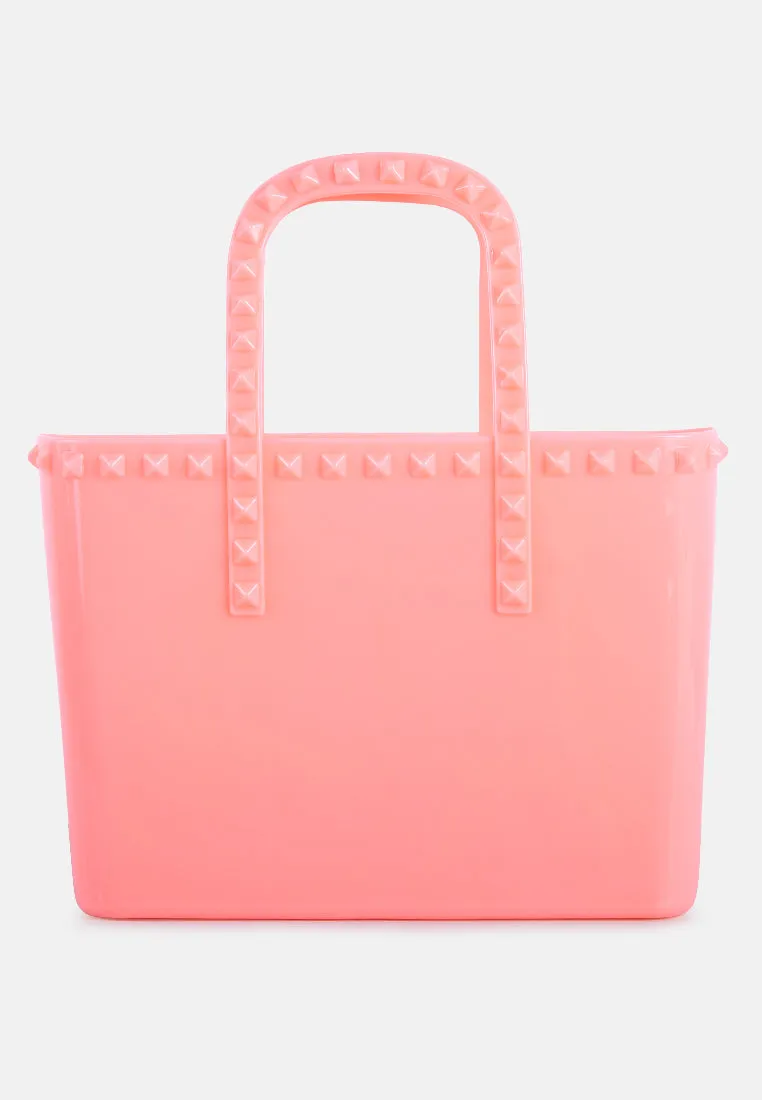 Studded Jelly Candy Tote