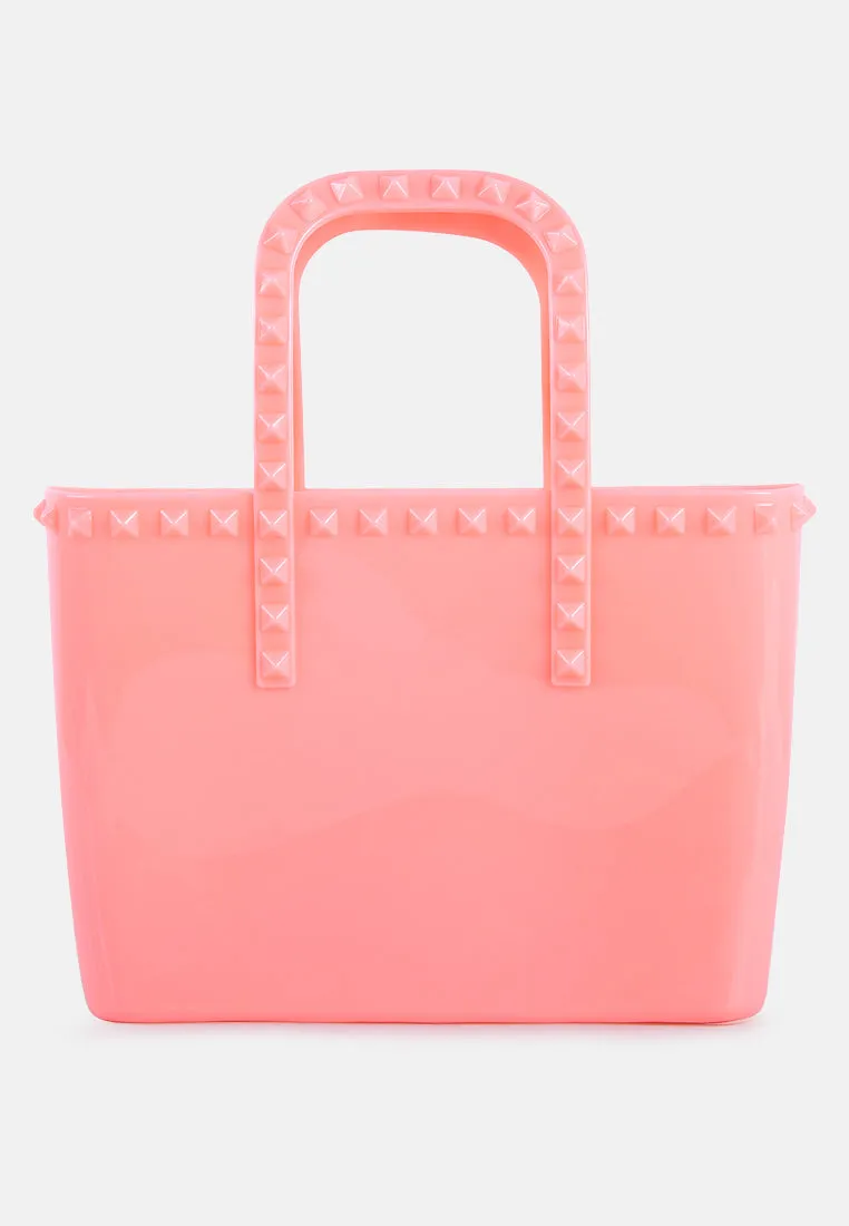 Studded Jelly Candy Tote