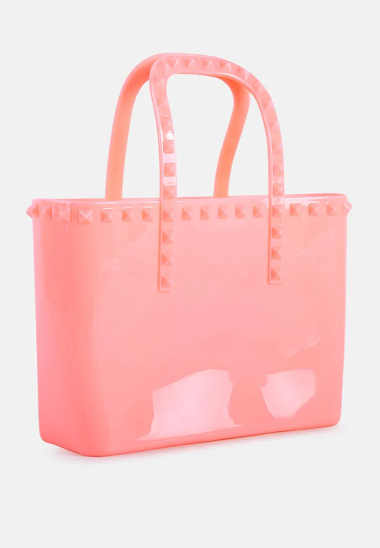 Studded Jelly Candy Tote