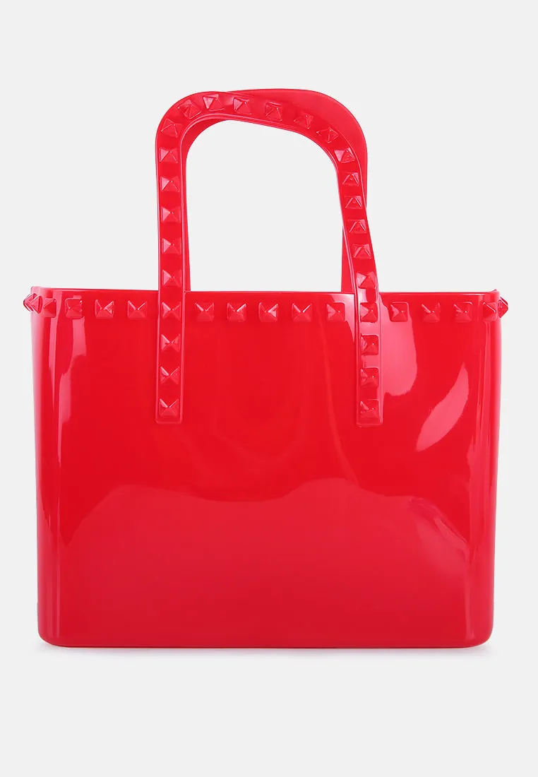 Studded Jelly Candy Tote