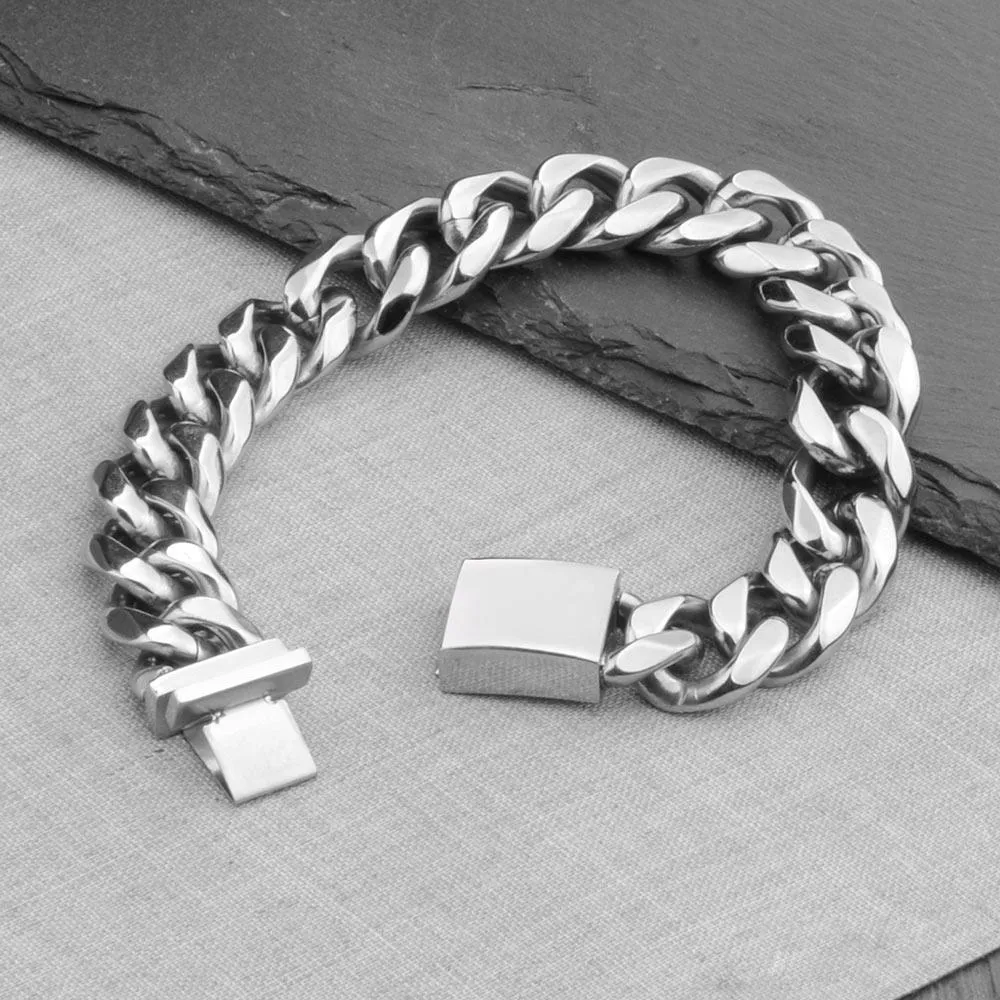 Sven Stainless Steel Chain Bracelet