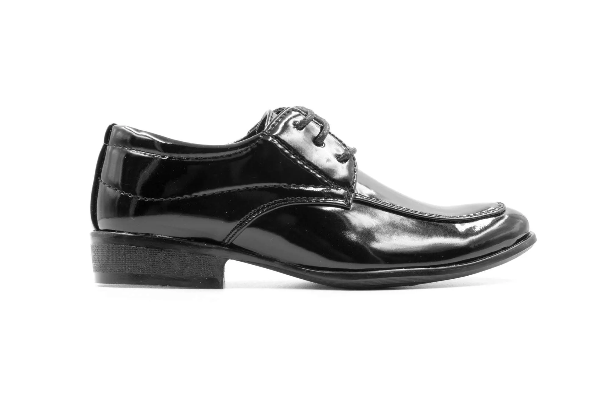 Sydney Derby Shoes - Patent Black