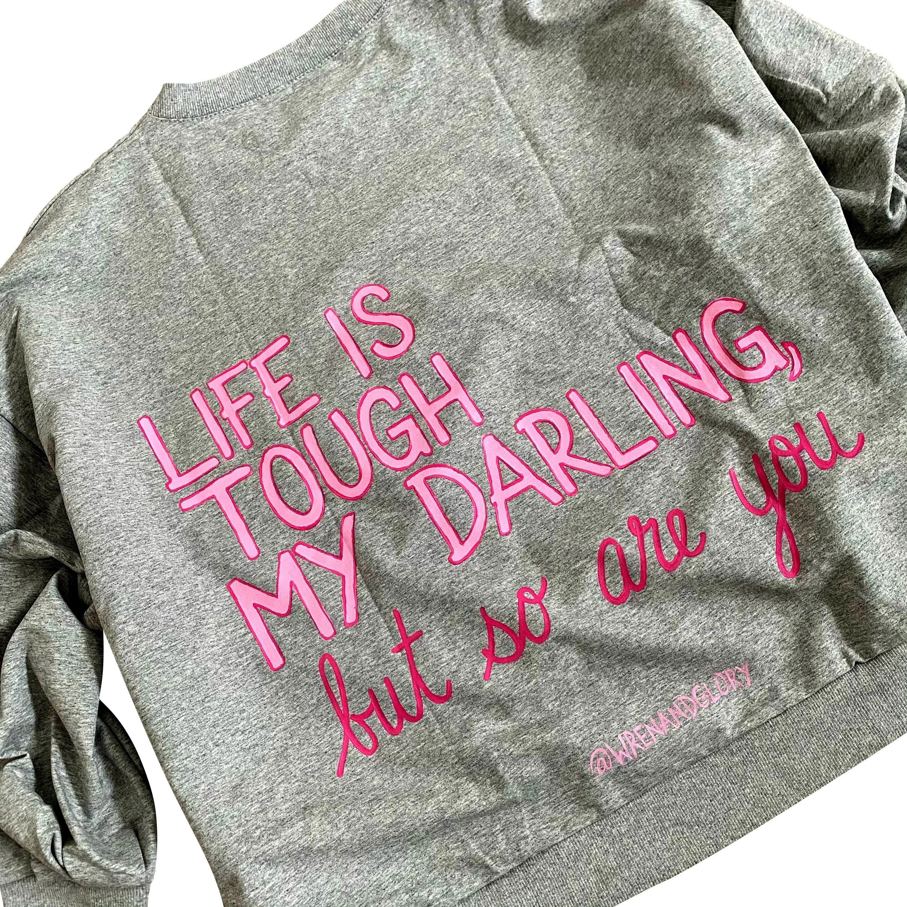 'THATS LIFE' PAINTED SWEATER