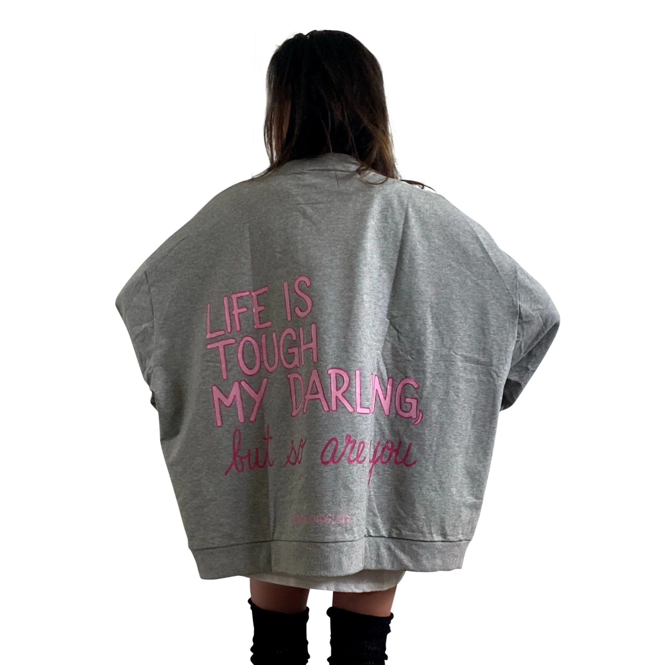 'THATS LIFE' PAINTED SWEATER