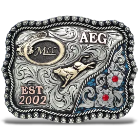 Turquoise Thunder Custom Buckle