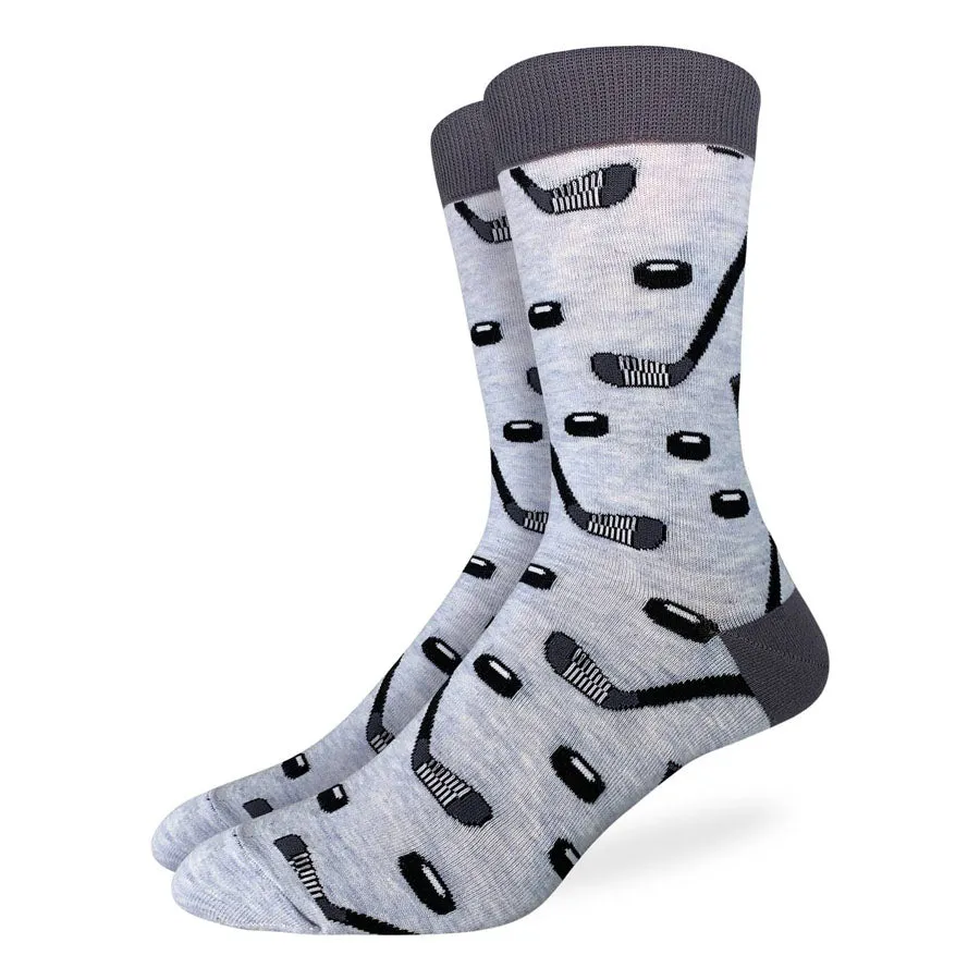 Unisex Hockey Sticks and Pucks Socks