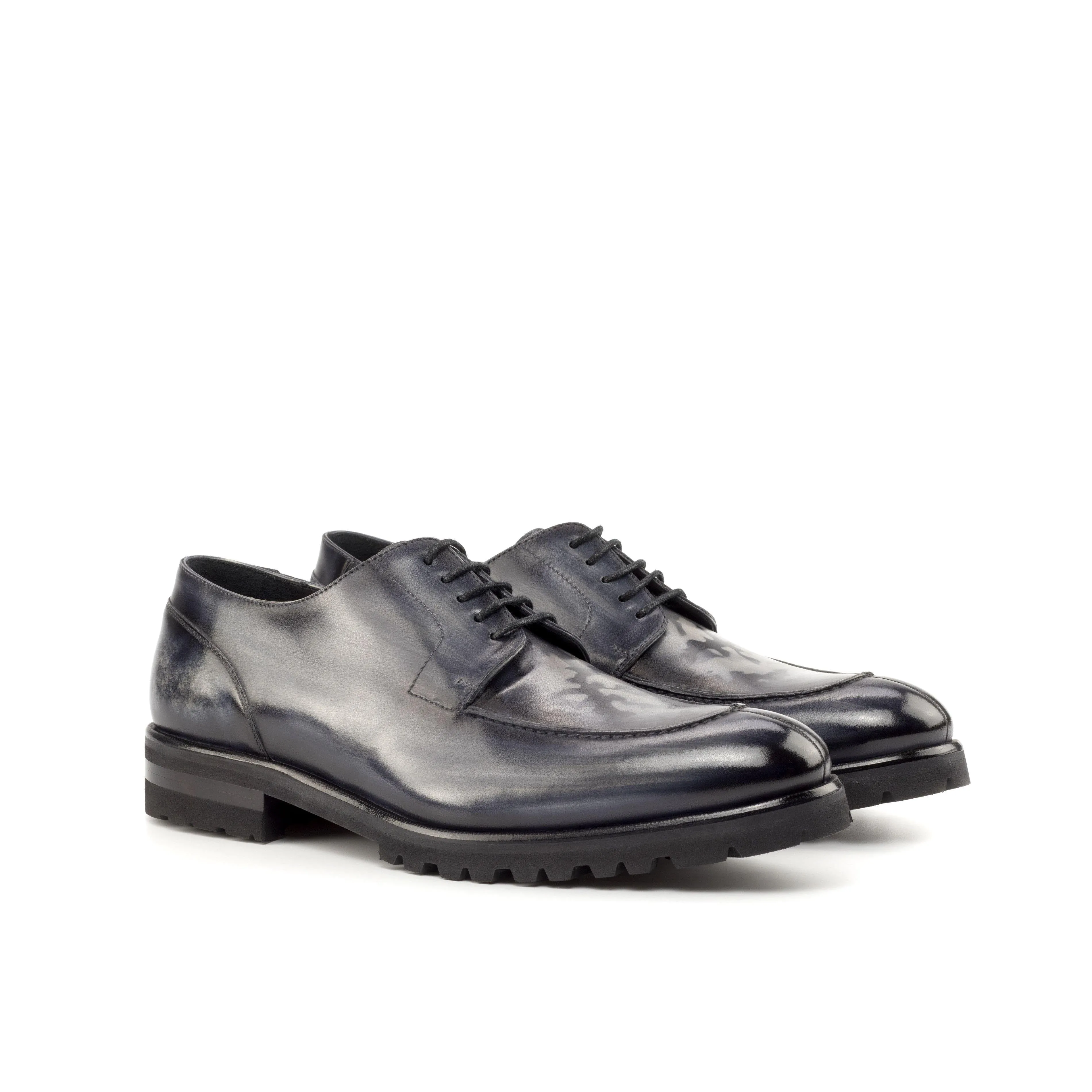 Vega Derby Split Toe Patina shoes