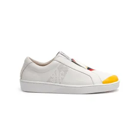 Women's Bishop Bolt White Leather Sneakers 91791-019