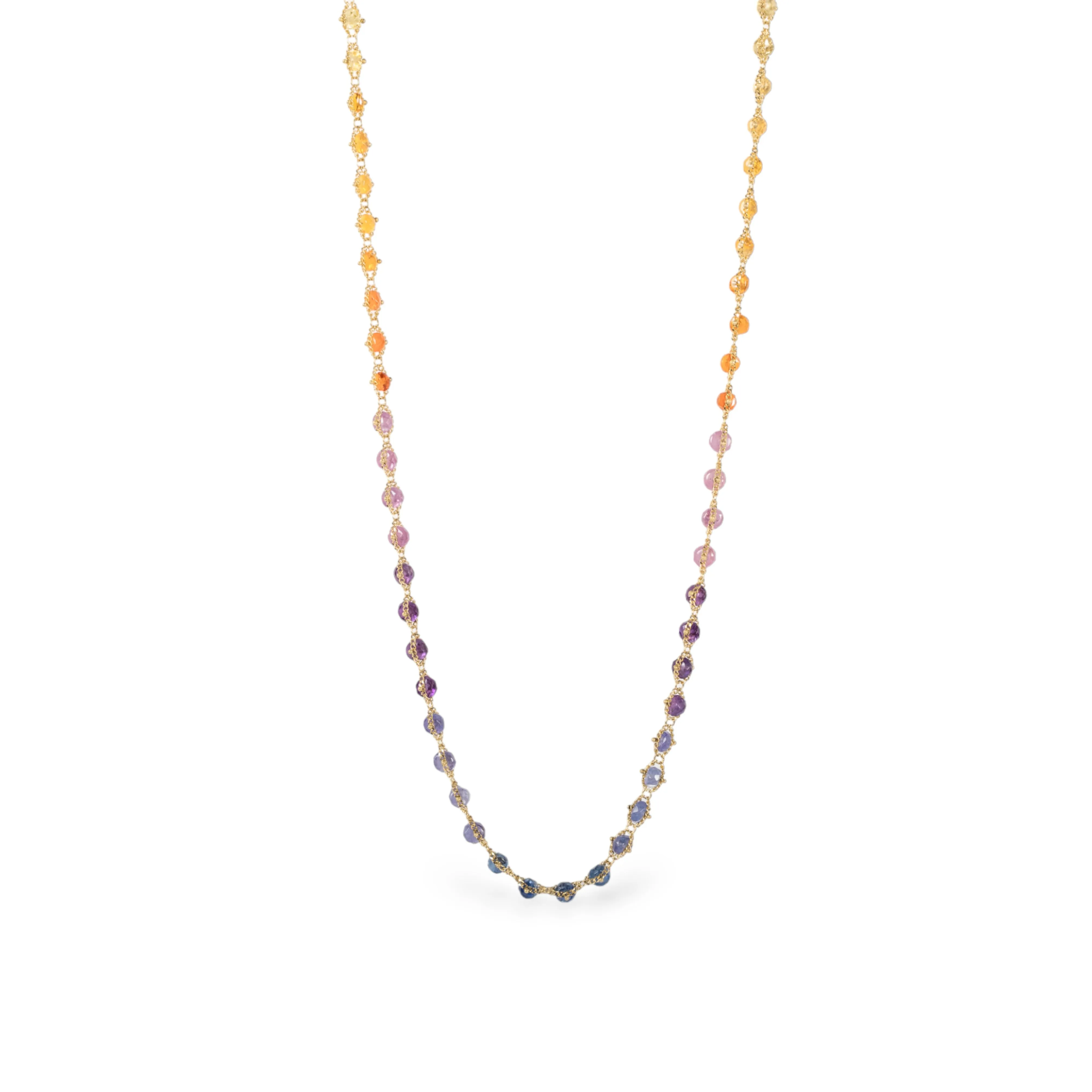 Woven Sunrise Necklace